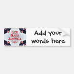 God bless America Bumper Stickers