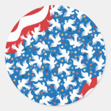 God Bless America by Metin Stickers