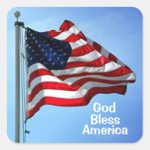 God Bless America Sticker