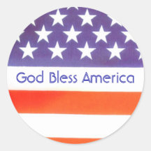 God Bless America Sticker