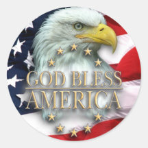 God Bless America Stickers
