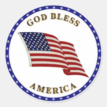 God Bless America Stickers