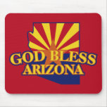 God Bless Arizona Mouse Pad