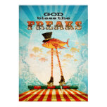 God Bless the Freaks posters