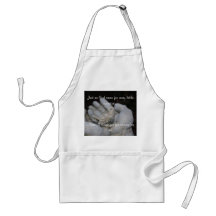 God Cares for the sparrows apron