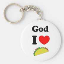 God I Love Tacos! Keychain
