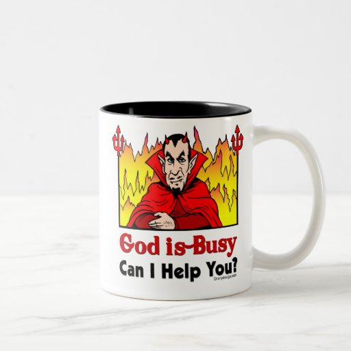 God Is Busy, Can I Help You? Mug