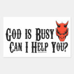 God is Busy stickers