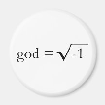God is Imaginary Fridge Magnets