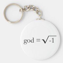 God is Imaginary Keychains