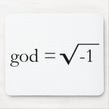 God is Imaginary Mousepads
