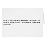 GOD IS MY SAVIOR CARDS