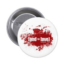 GOD = LOVE PINBACK BUTTON