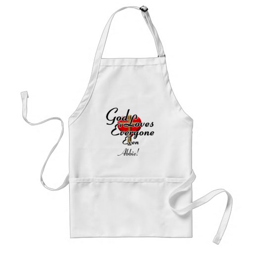 God Loves Abbie! Apron