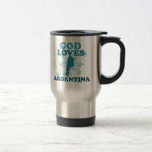 God Loves Argentina Coffee Mug