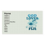 God Loves Fiji Business Cards