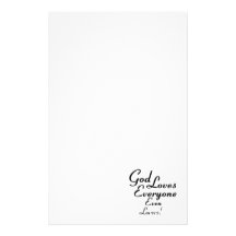 God Loves Lovers! Personalized Stationery