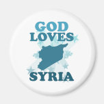 God Loves Syria Fridge Magnet