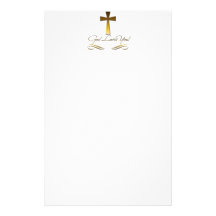 God Loves You Customized Stationery
