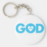 God Loves You Keychains