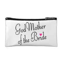 God Mother of the Bride Cosmetic Bags