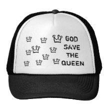 GOD SAVE THE QUEEN TRUCKER HAT