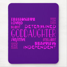 Goddaughters Baptims Christening Parties Qualities Mousemats