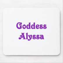 Goddess Alyssa Mouse Pads