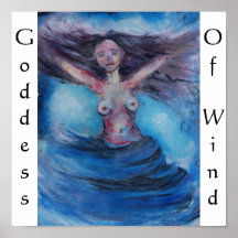 Goddess of Wind Poster