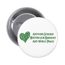 Godless For World Peace Pin