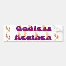 Godless Heathen Bumper Sticker