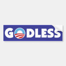 Godless Obama Bumper Stickers