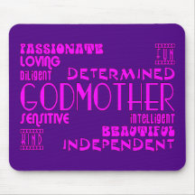 Godmothers Baptims Christening Parties : Qualities Mousepad