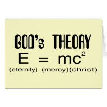 Gods Theory Christian card