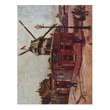 Gogh, Vincent van Le Moulin de La Galette 1886 Tec Post Cards