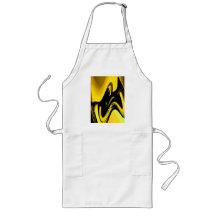 Gold And Black Pop Art Aprons