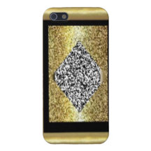 Gold and Diamond Casing iPhone 5 Cover