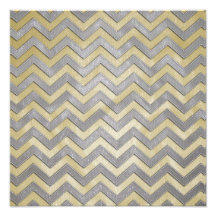 Gold and Silver Zig Zags Photograph