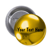 Gold ball customisable button