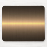 gold brushed metal mousepads