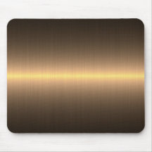 gold brushed metal mousepads