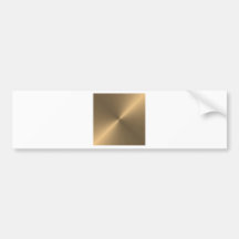 Gold Bumper Stickers