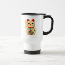 Gold Cat Coffee Mugs