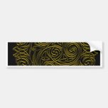 Gold Celtic Emblem Bumper Stickers