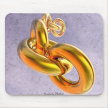 Gold Chain Mouse Pads