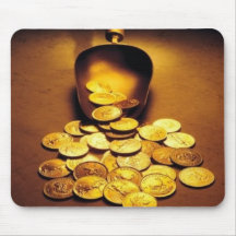 Gold Coin Pour Mousepads