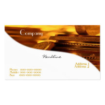 Gold Coins Business Card