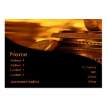 Gold Coins Business Card