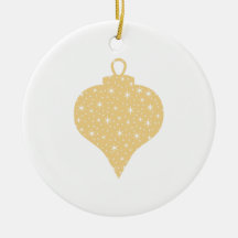 Gold Colour Christmas Bauble Design. Christmas Ornaments