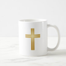 Gold Cross/Easter Mug